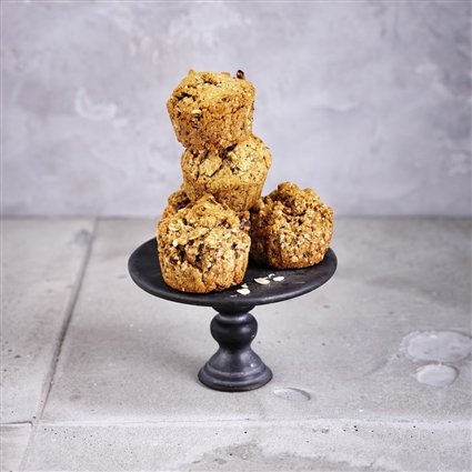 Vegane Birnen-Gewürz-Muffins
