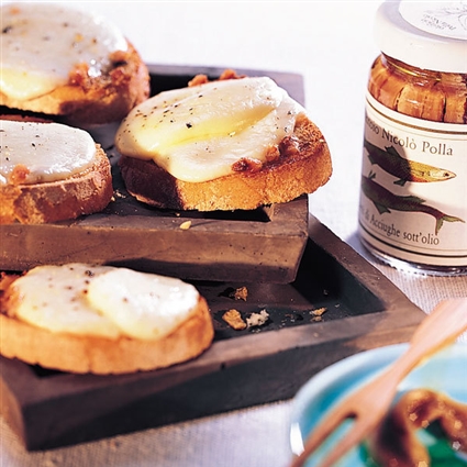 Gratinierte Crostini