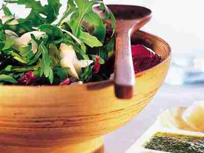 Salat mit Parmesan