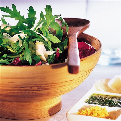 Salat mit Parmesan