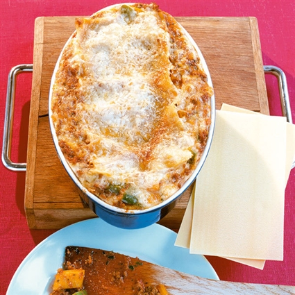 Lasagne aus der Mikrowelle