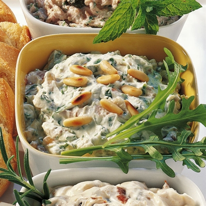 Schinken-Rucola-Creme