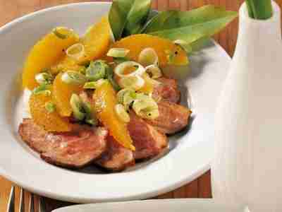 Entenbrust-Orangen-Salat