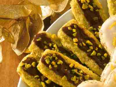 Glutenfreie Pistazienstangen