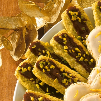 Glutenfreie Pistazienstangen