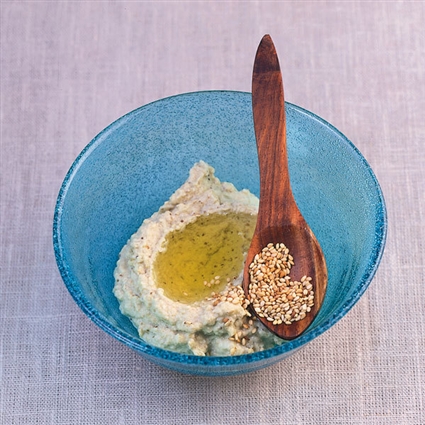Baba Ghanoush mit Ofenauberginen