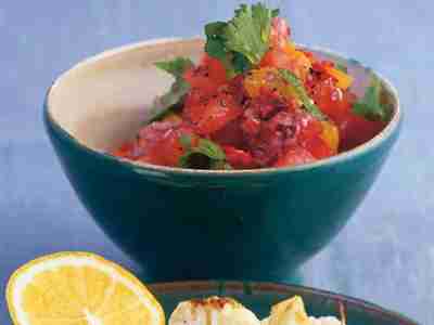 Tomaten-Orangen-Salat