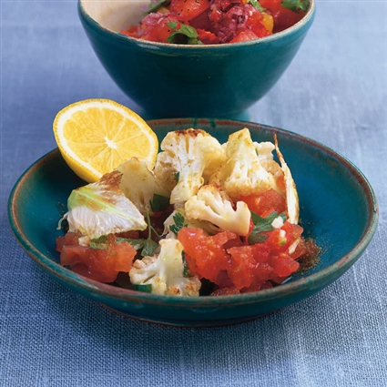 Blumenkohl mit Tomaten