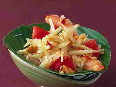 Papaya-Shrimps-Salat