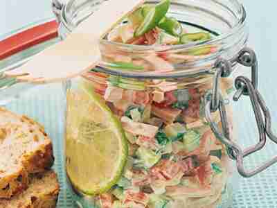 Fleischsalat mit Limette