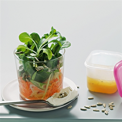 Feldsalat mit Möhren