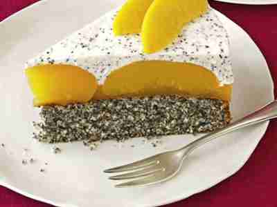 Pfirsich-Mohntorte