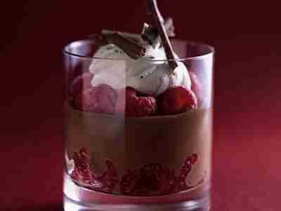 Himbeer-Schoko-Mousse