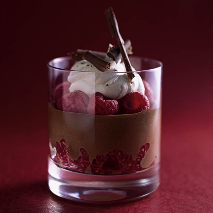 Himbeer-Schoko-Mousse