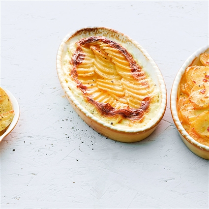 Einfaches Kartoffelgratin