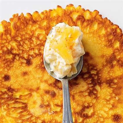 Kokos-Ananas Füllung für Pfannkuchen
