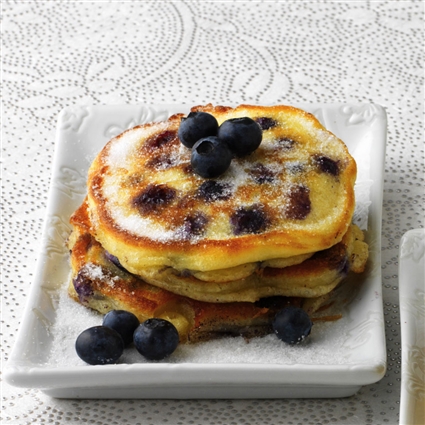 Heidelbeer-Buttermilch-Pancakes