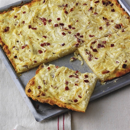 Schneller Zwiebelkuchen
