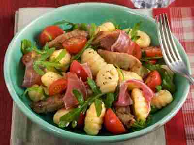 Kalbfleisch-Gnocchi-Salat