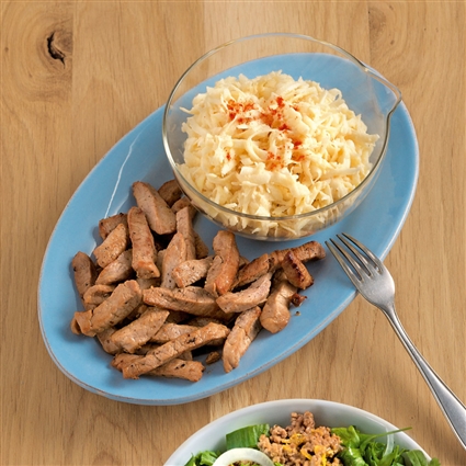 Schweinefilet mit Selleriesalat