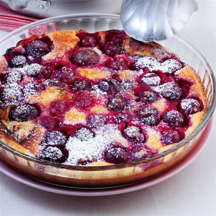 Clafoutis mit extra vielen Süßkirschen