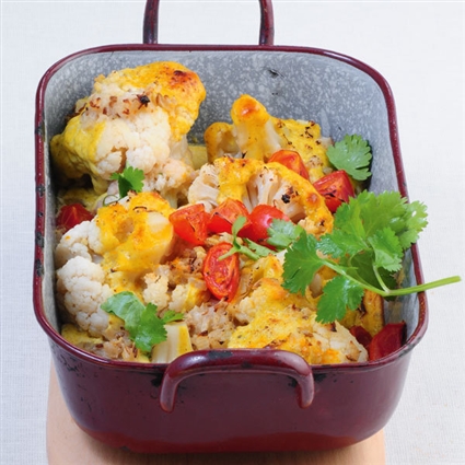 Indisches Blumenkohlgratin