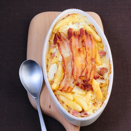 Sauerkraut-Schupfnudel-Gratin