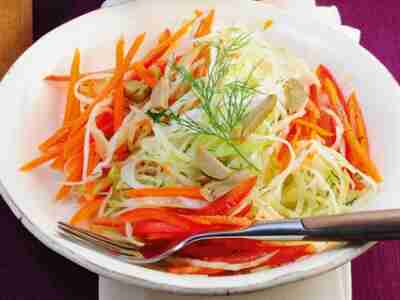 Krautsalat mit Oliven