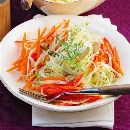 Krautsalat mit Oliven