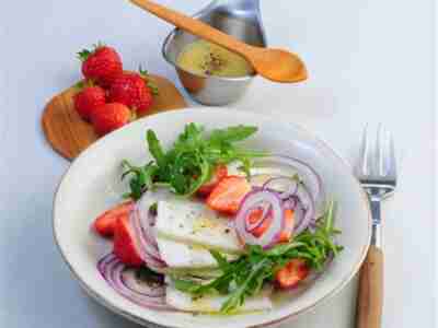 Rucola-Erdbeer-Salat