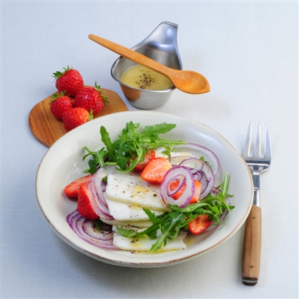 Rucola-Erdbeer-Salat