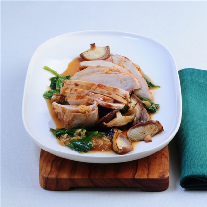 Teriyaki-Spinat-Salat