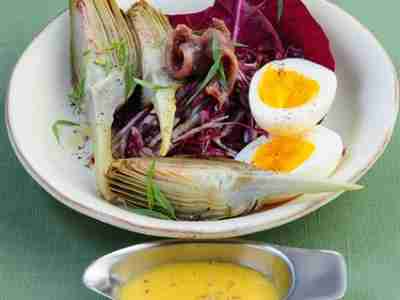Artischockensalat mit Portwein-Mayonnaise