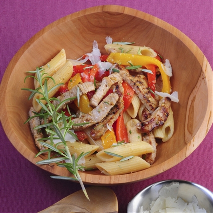 Nudelsalat mit Kalbfleisch