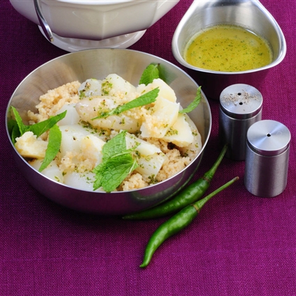 Couscous-Salat mit Spargel