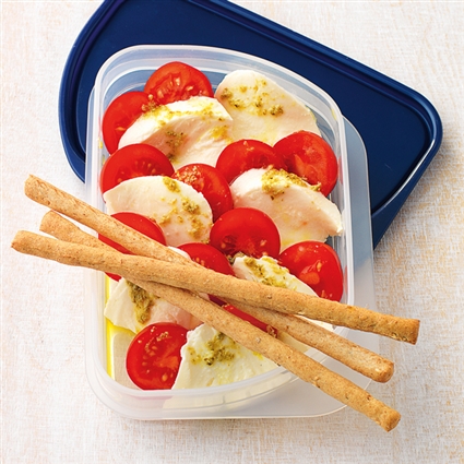 Salat rot-weiß