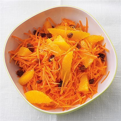 Fruchtiger Möhrensalat mit Orangen