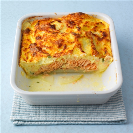 Kohlrabi-Polenta-Auflauf