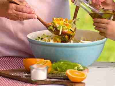 Sommerlicher Gemüsesalat