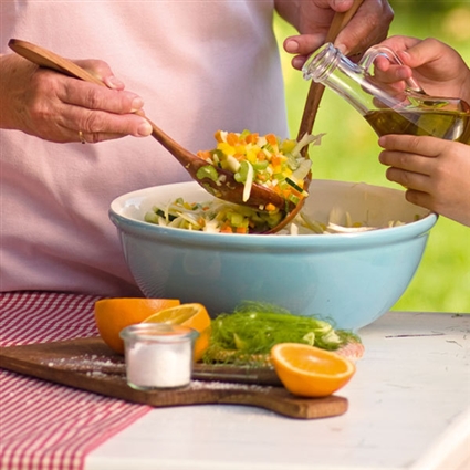 Sommerlicher Gemüsesalat