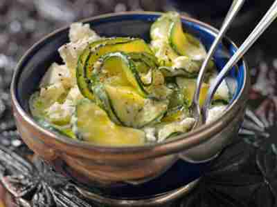 Zucchini-Joghurt-Salat