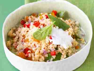 Couscous-Spinat-Salat