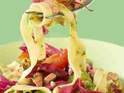 Italienischer Nudelsalat mit Thunfischfilet