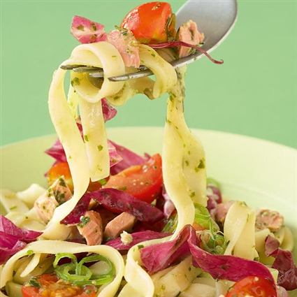 Italienischer Nudelsalat mit Thunfischfilet