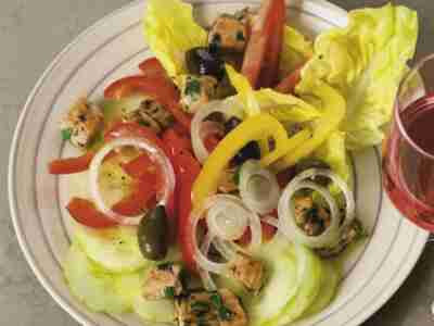 Bauernsalat mit Pute