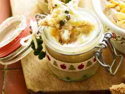 Griebenschmalz mit Apfel und grünem Pfeffer