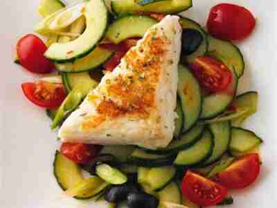 Salat mit Bratkäse