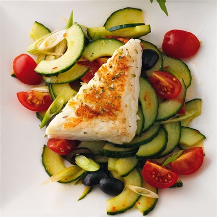Salat mit Bratkäse
