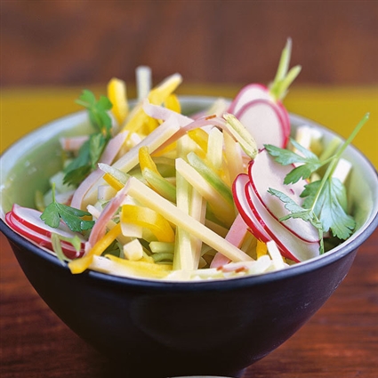 Leichter Schinken-Käse-Salat