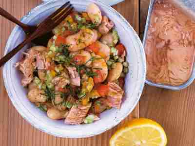 Toskana-Bohnen mit Thunfisch